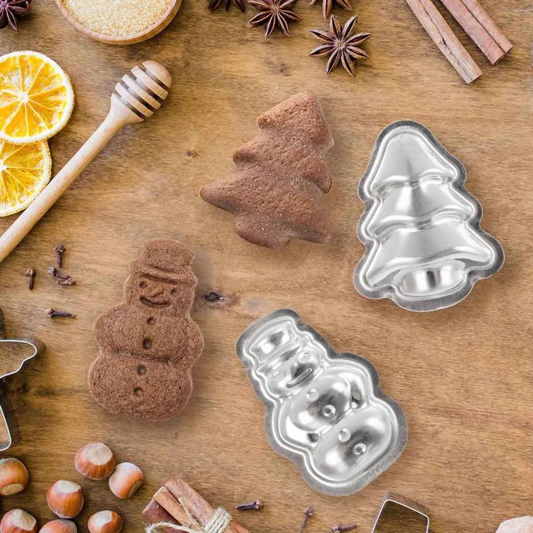 Orion Koekjesvorm Kerstboom 20 Stuks - Zilver