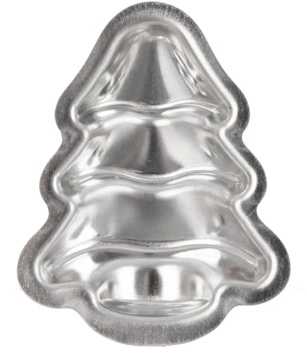 Orion Koekjesvorm Kerstboom 20 Stuks - Zilver