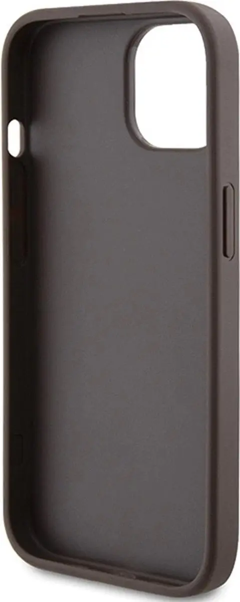 GUESS 4G Stripe Collection Hoesje iPhone 15 - Bruin