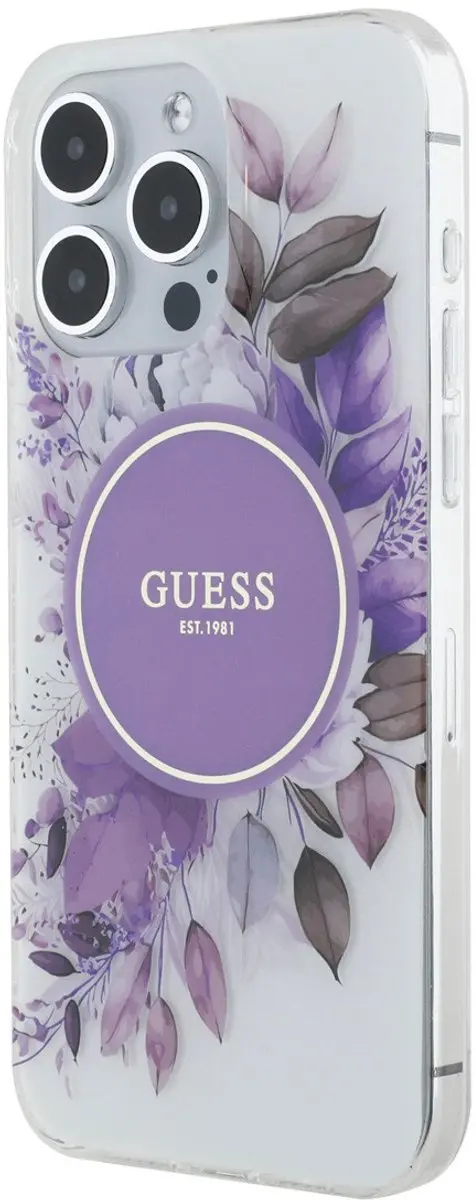 Guess Telefoonhoesje iPhone 15 Pro Max - Paars - 3666339420475