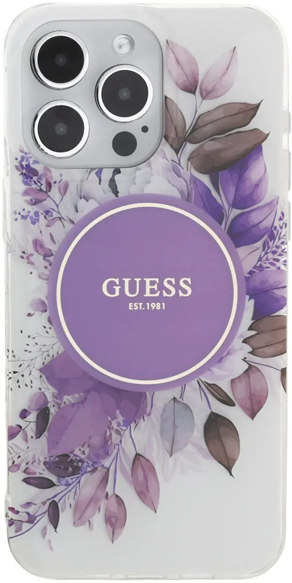 Guess Telefoonhoesje iPhone 15 Pro Max - Paars - 3666339420475