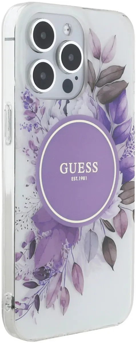 Guess Telefoonhoesje iPhone 15 Pro Max - Paars - 3666339420475