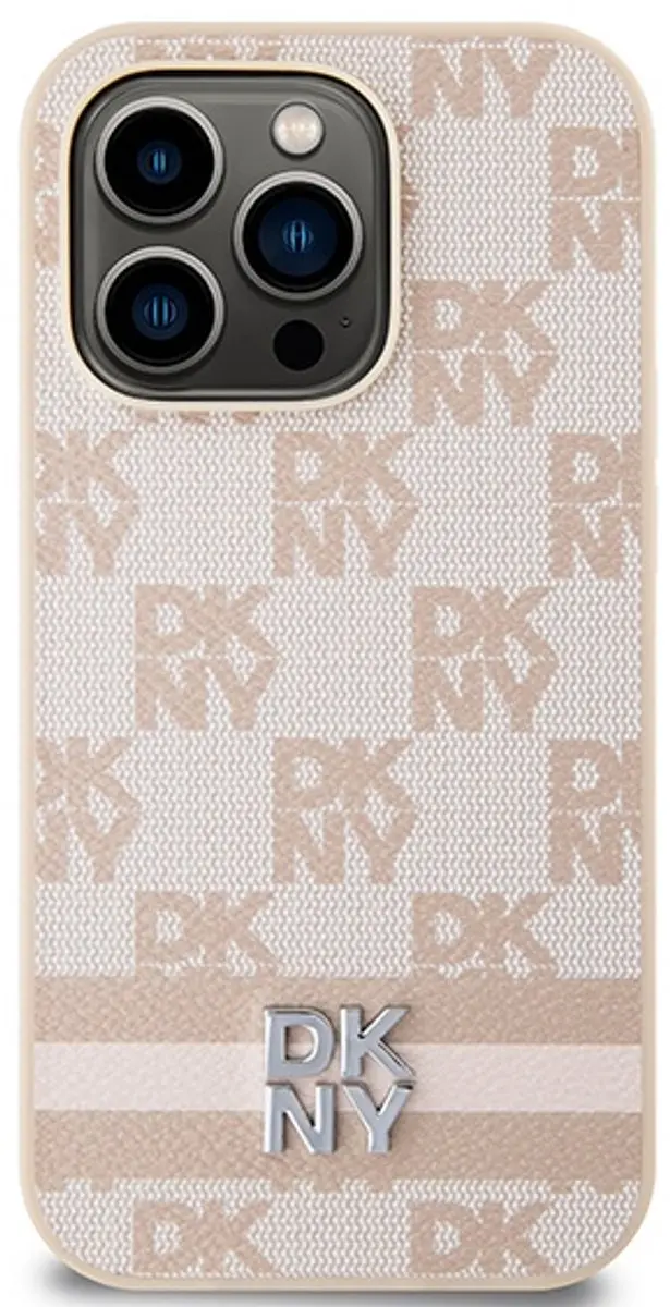 DKNY Checkered Roze Hoesje iPhone 14 Pro DKHCP14LPCPTSSP