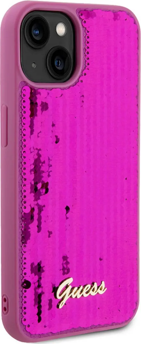 GUESS Sequins Back Case Magenta - iPhone 13