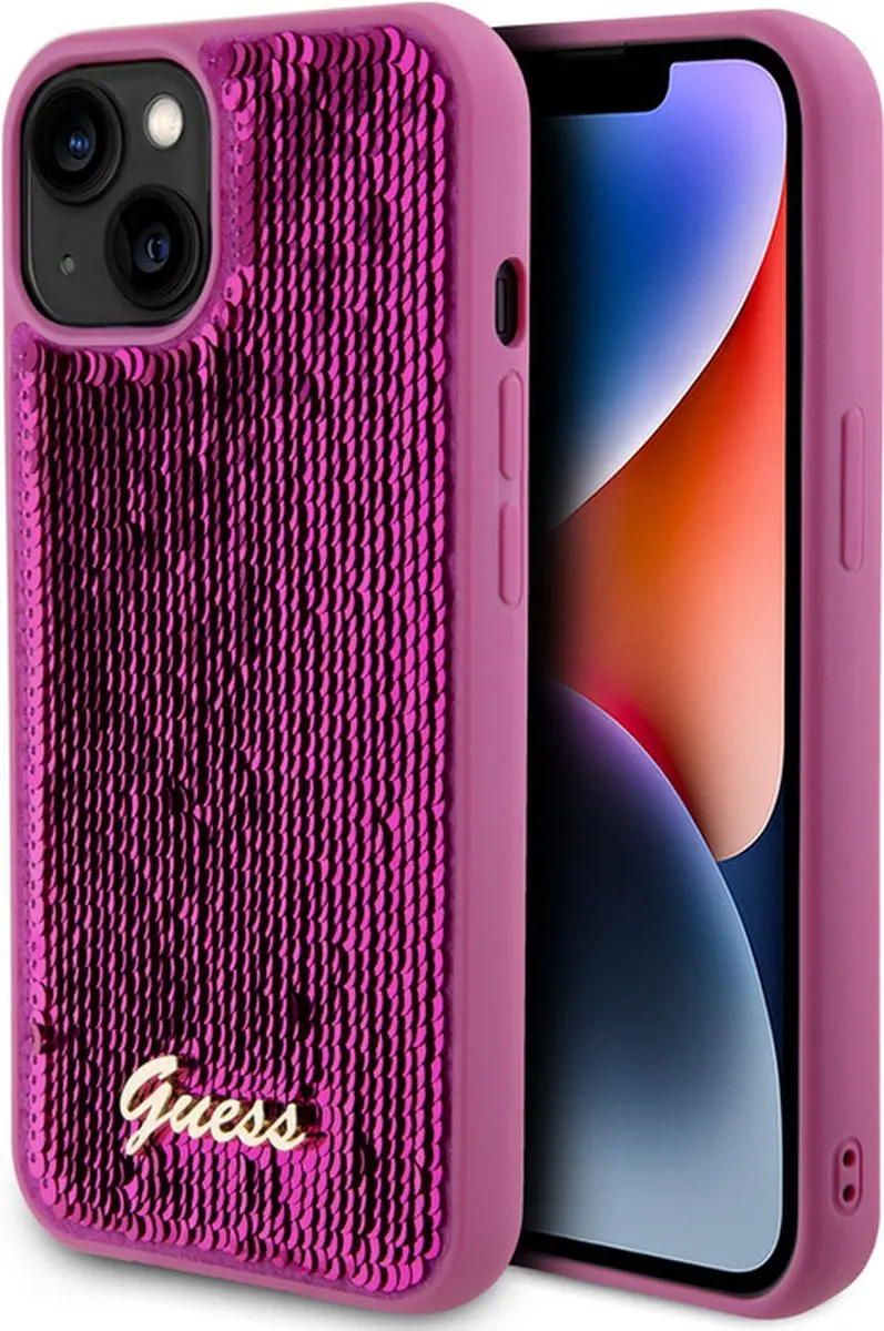 GUESS Sequins Back Case Magenta