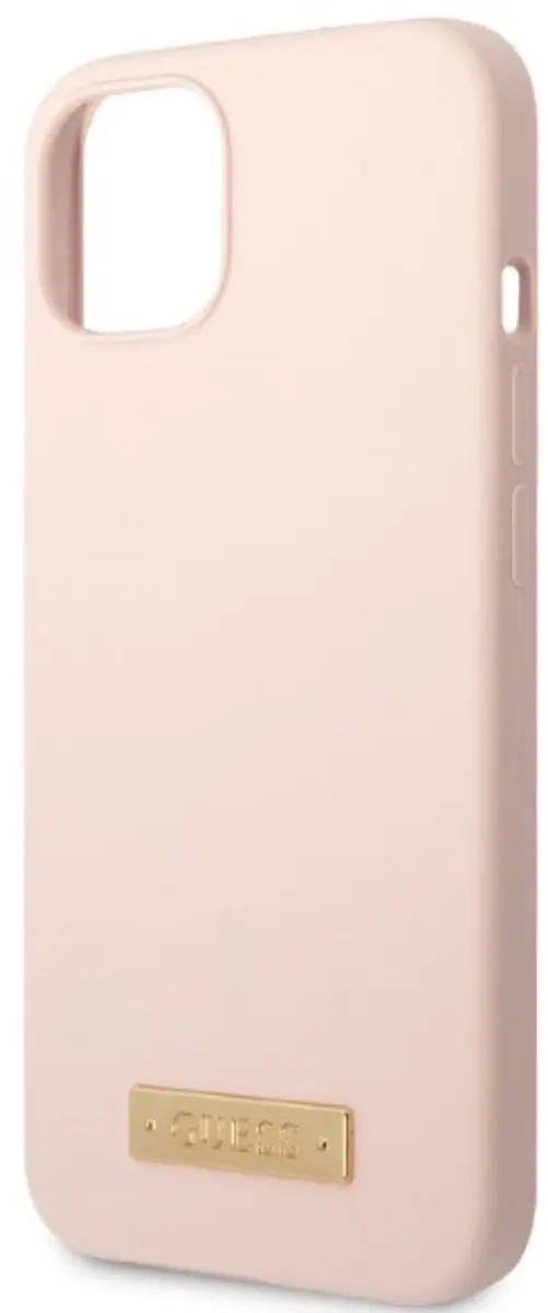 GUESS Hoesje iPhone 13 mini MagSafe - Roze