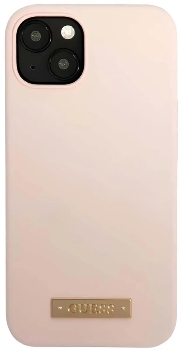GUESS Hoesje iPhone 13 mini MagSafe - Roze