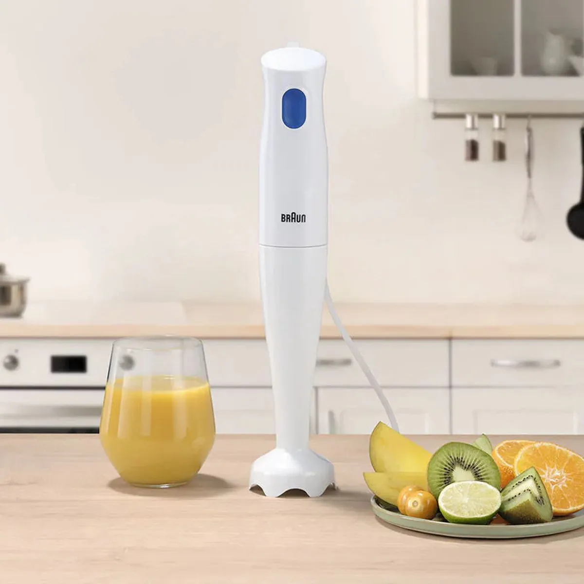 Braun MultiQuick 1 MQ 10.001P Staafmixer 450W - Blauw/Wit