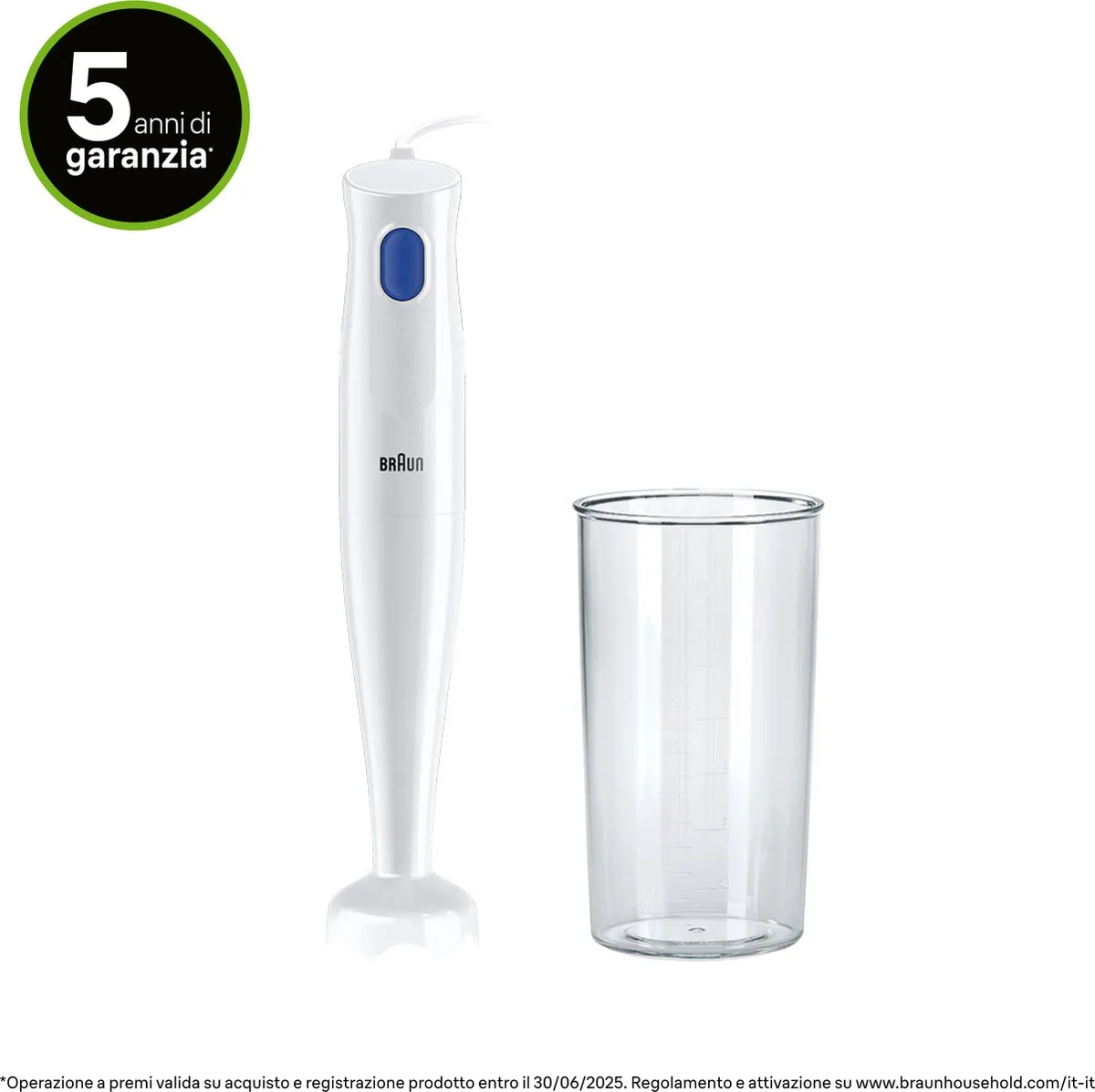 Braun MultiQuick 1 MQ 10.001P Staafmixer 450W