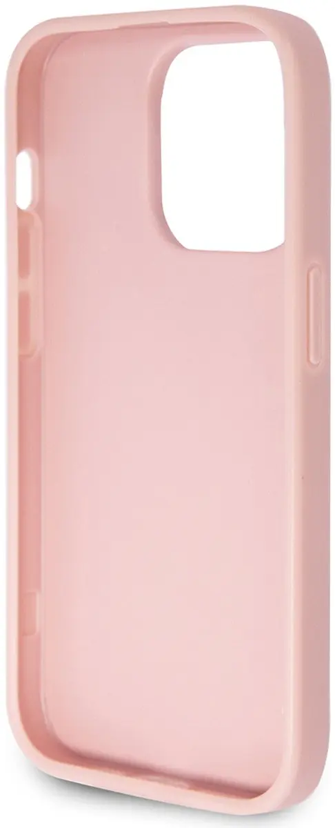 Guess GUHCP15LHG4SGP Hoesje - iPhone 15 Pro - Roze Glitter