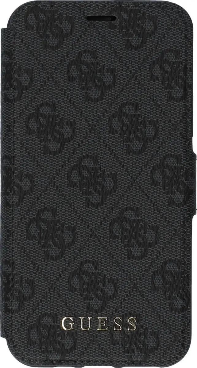 GUESS iPhone 11 Pro Hoesje - Effen Grijs - 3 Pasjes - MPN 3700740461846