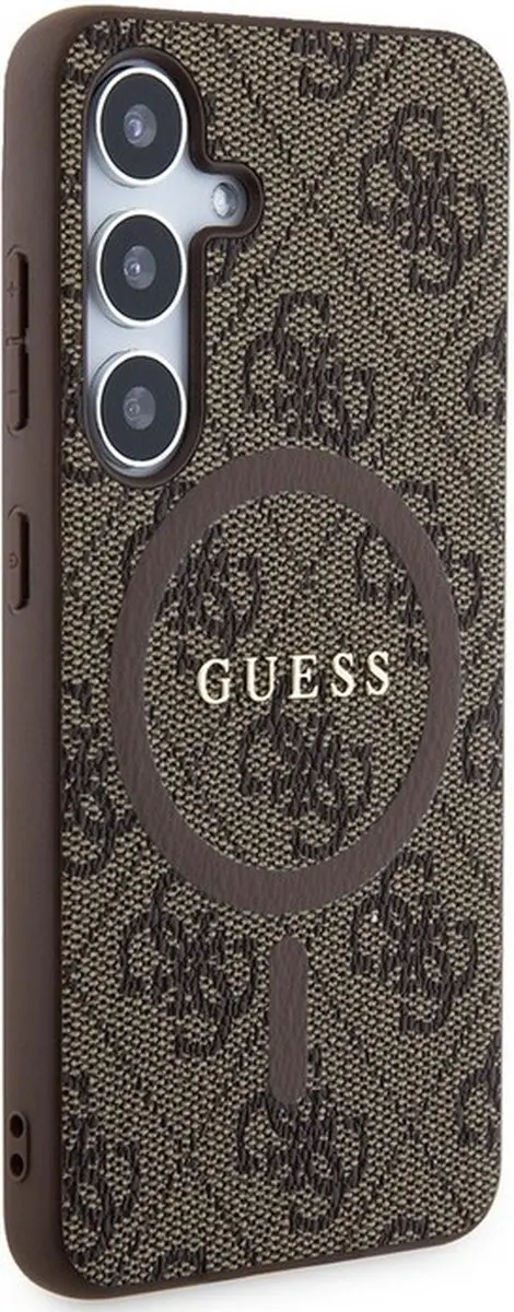 GUESS 4G Back Case MagSafe S24 - Bruin