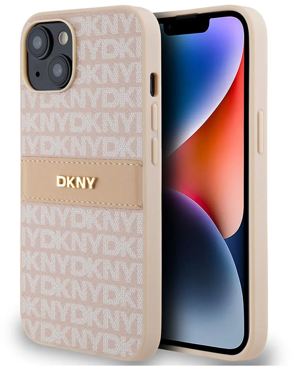 DKNY Textured Tonal Stripe Back Case Roze