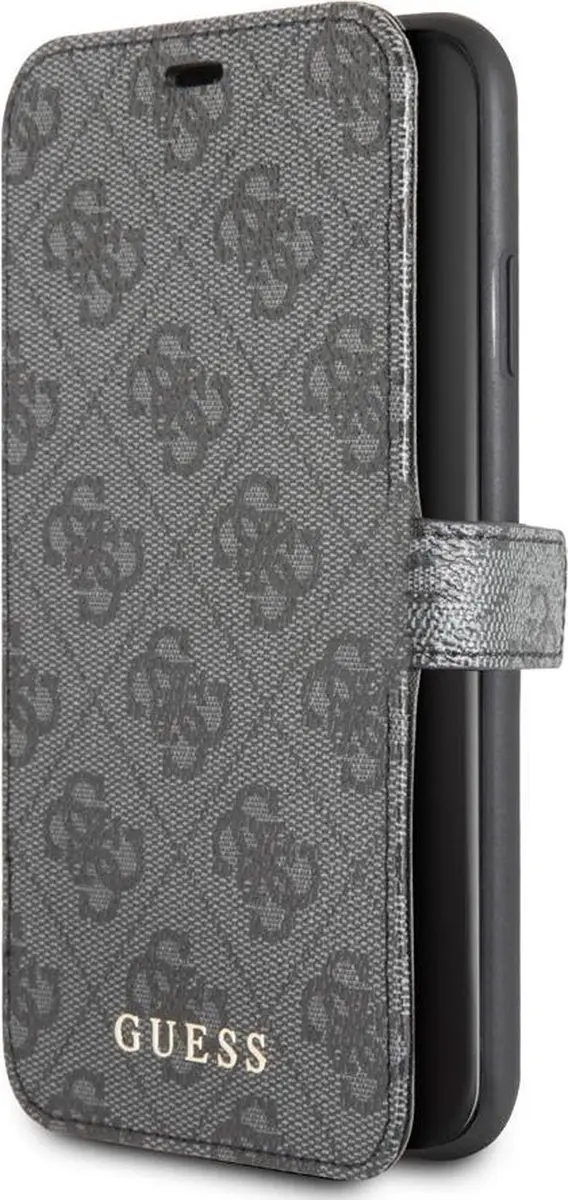 GUESS iPhone 11 Pro Max Hoesje - 3 Stuks - Effen Grijs