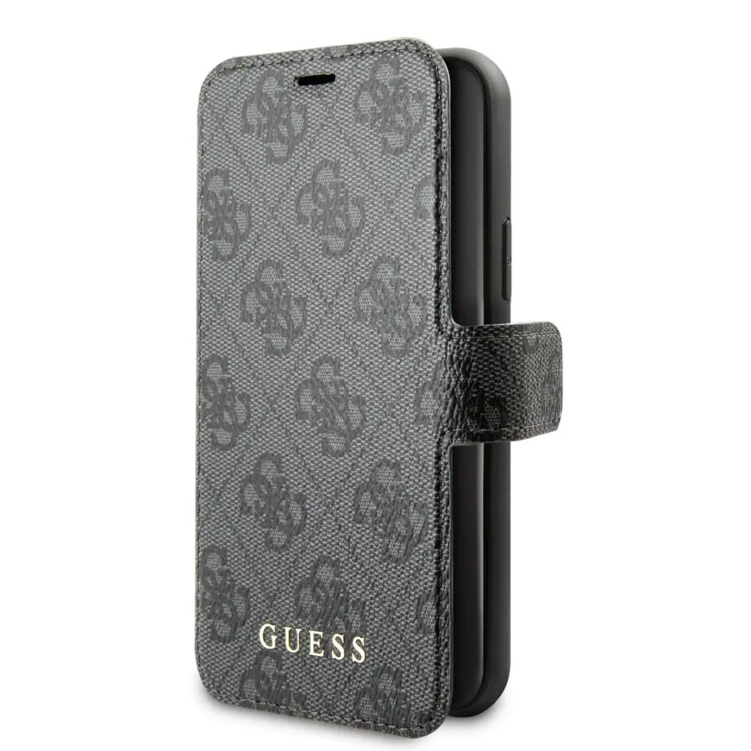 GUESS iPhone 11 Pro Max Hoesje - 3 Stuks - Effen Grijs