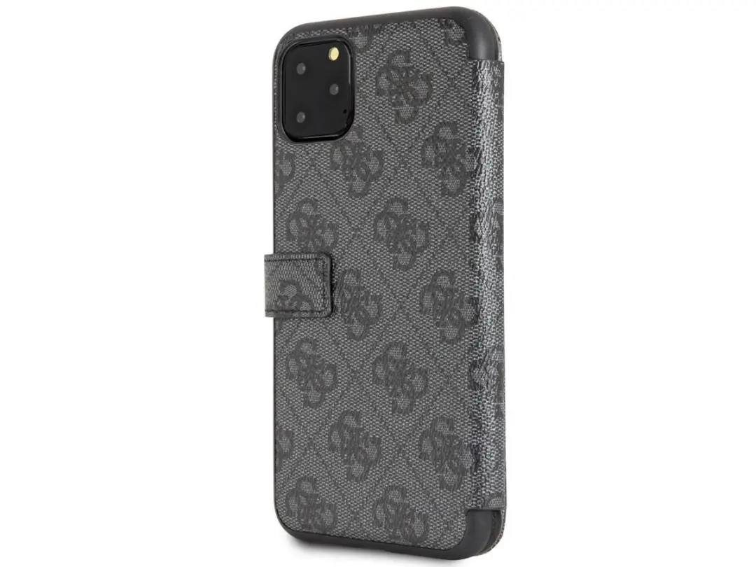 GUESS iPhone 11 Pro Max Hoesje - 3 Stuks - Effen Grijs