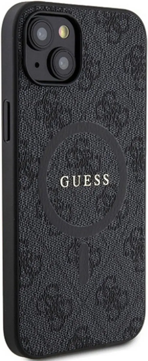 Guess 4G Colored Ring Back Case GUHMP15SG4GFRK - Zwart