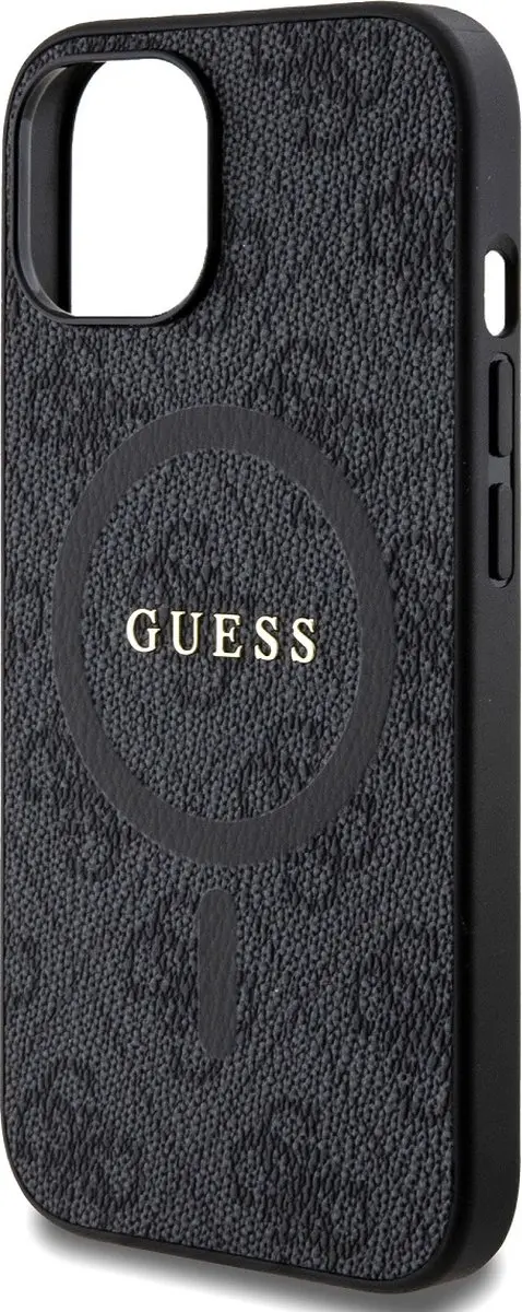 Guess 4G Colored Ring Back Case GUHMP15SG4GFRK - Zwart - afbeelding 6 van 6