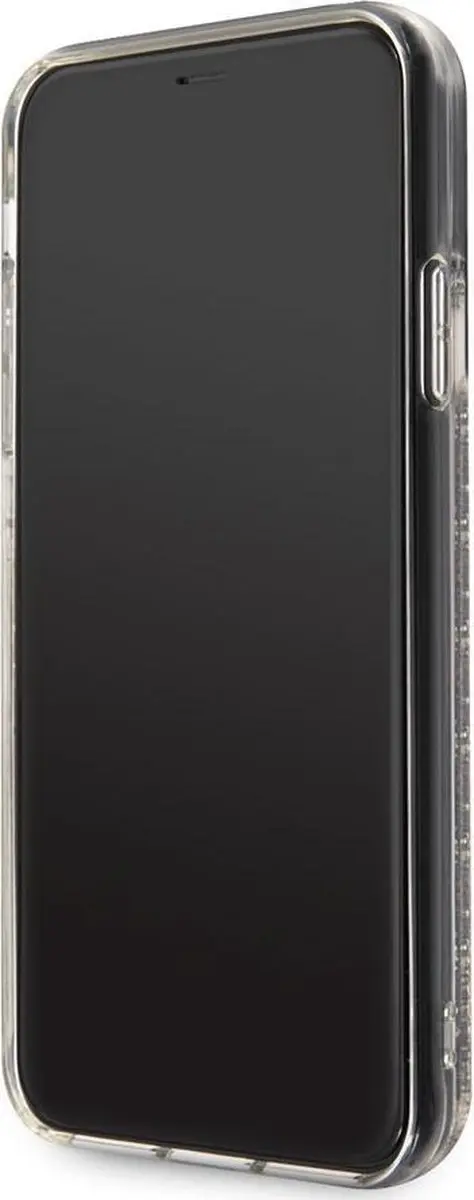 GUESS Charms Liquid Glitter Case S212-4 - iPhone 12 Pro Max - Goud
