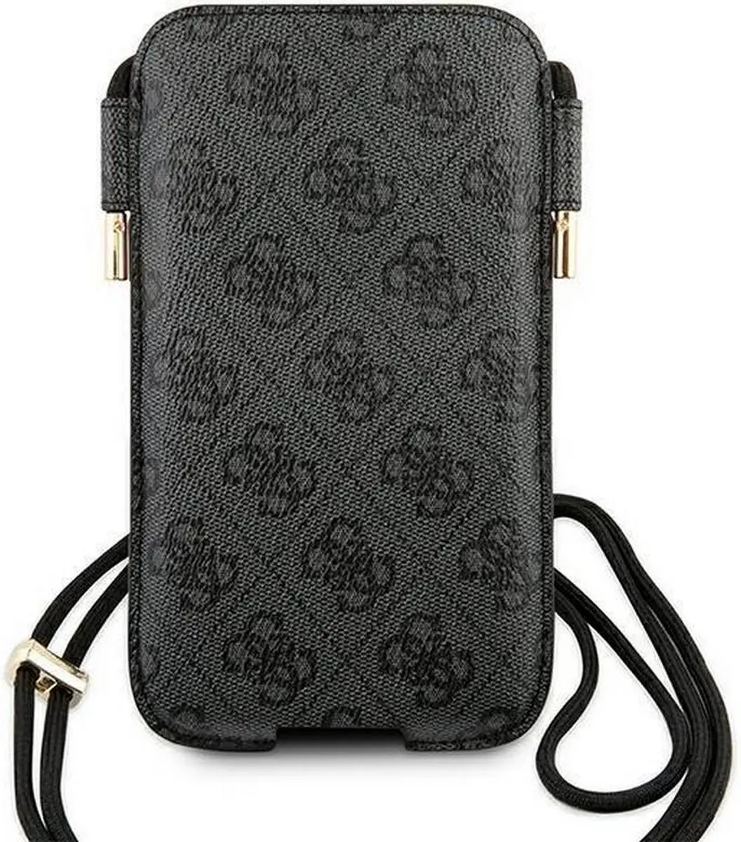 Guess Big 4G Logo Pouch - iPhone 12/12 Pro Grijs
