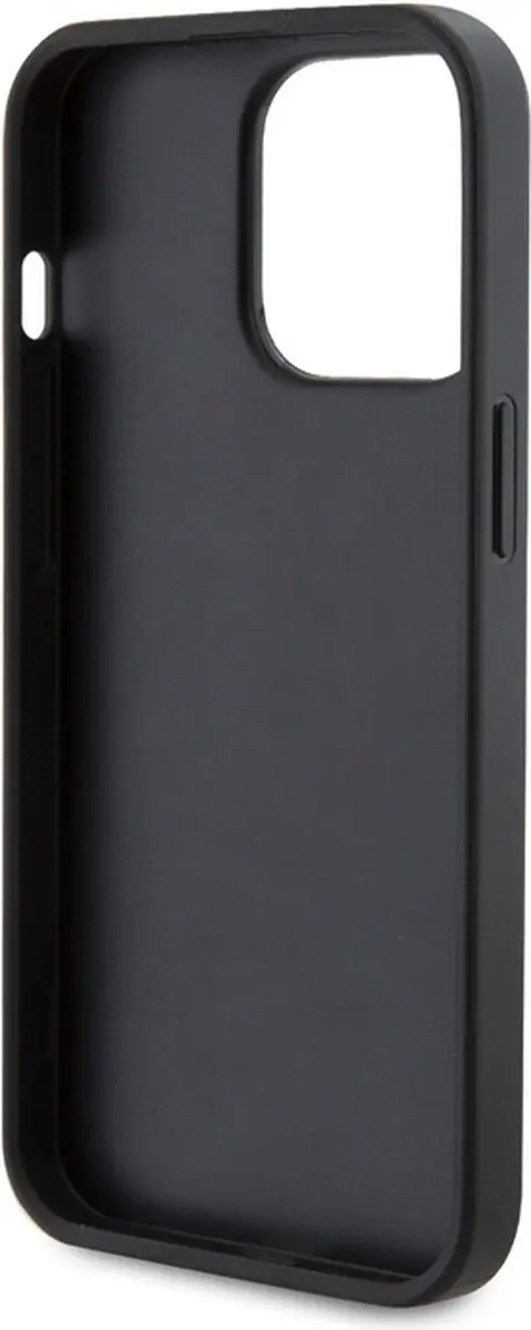 GUESS 4G Triangle Logo Back Case - iPhone 13 Pro Max - Zwart