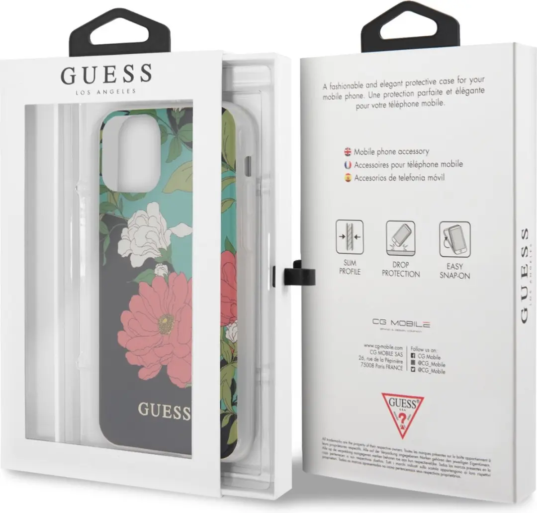 GUESS Shiny Flower Hard Case iPhone 11 - Multicolor - afbeelding 6 van 6