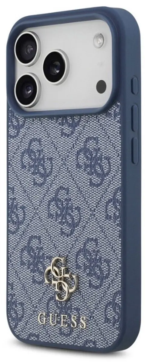 GUESS Back Cover Case iPhone 17 Pro Max - Denim Blauw - MagSafe