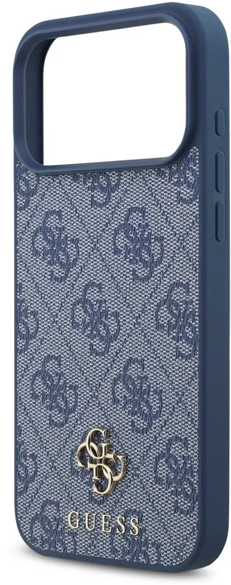 GUESS Back Cover Case iPhone 17 Pro Max - Denim Blauw - MagSafe
