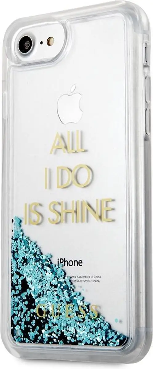 GUESS iPhone Hoesje Blauw - TPU