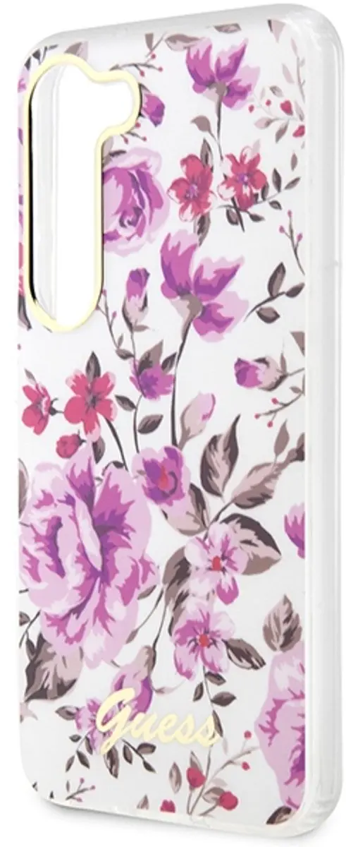 GUESS Flower Back Case - Samsung Galaxy S23 Plus - Wit - afbeelding 6 van 6