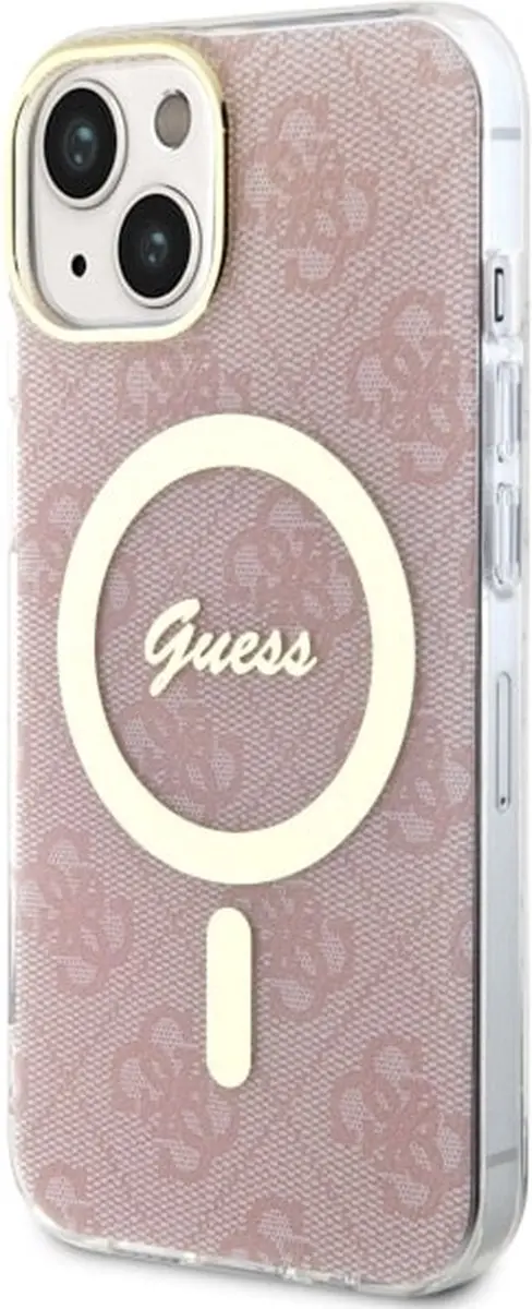 Guess 4G MagSafe Back Case - iPhone 14 Plus - Roze - afbeelding 6 van 6