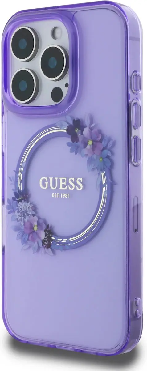 GUESS iPhone 16 Pro Max Backcover - Paars - Magsafe