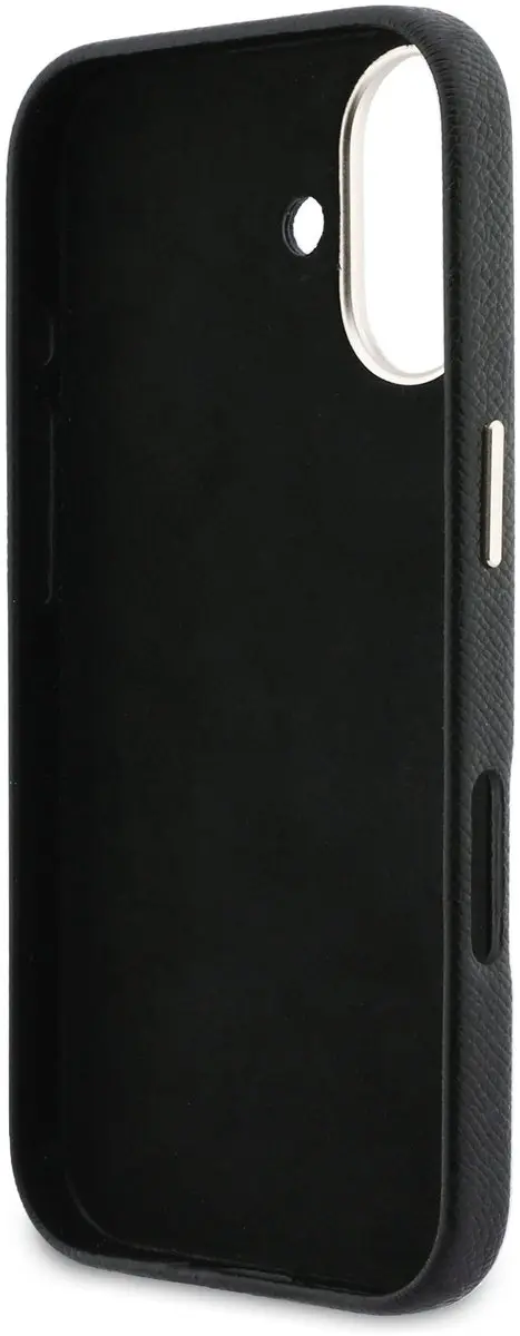 GUESS PU Resin Logo Backcover 14925 - iPhone 17 - Zwart - afbeelding 6 van 6