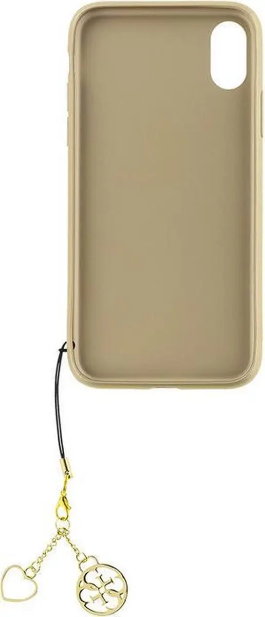 GUESS 4G Charms Hard Case iPhone X/Xs - Bruin