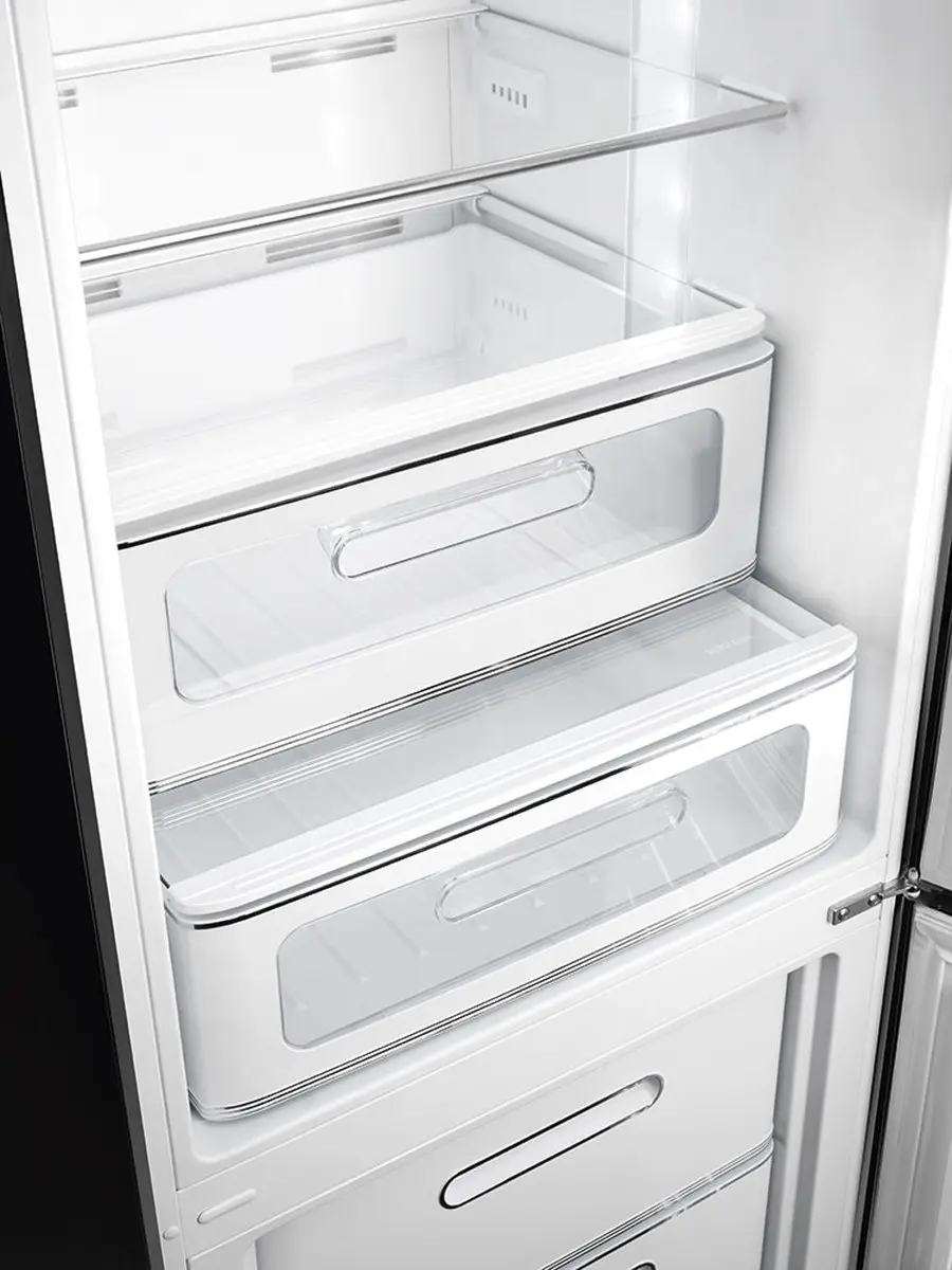 Smeg FAB32RBL5 Koel-Vriescombinatie 331L - Zwart