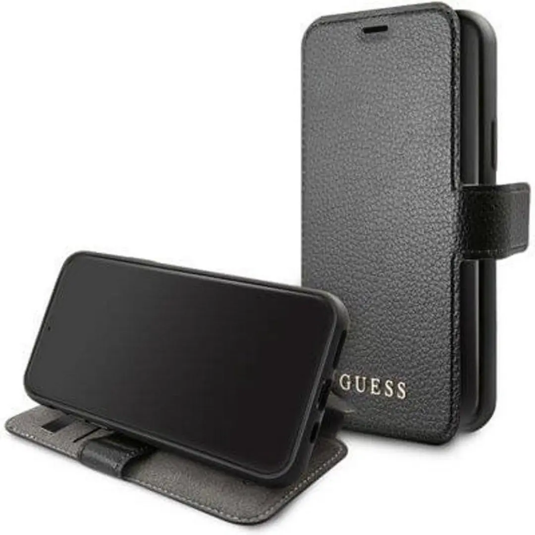 Guess Iridescent Book Case iPhone 11 Pro - 3 Stuks - Zwart