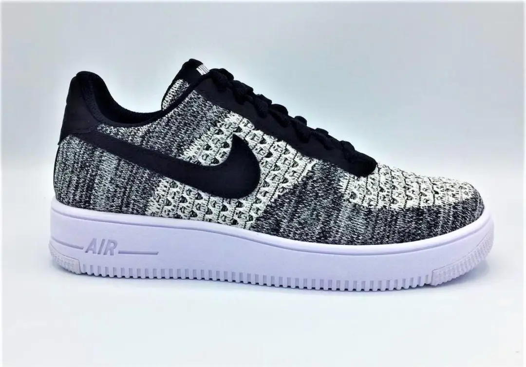 Nike Air Force 1 Flyknit 2 'Black Pure Platinum' - Maat 40