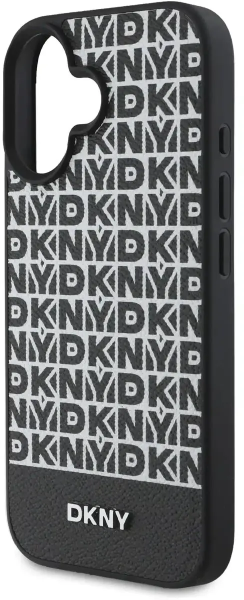 DKNY Backcover iPhone 16 Plus - MagSafe 3666339333836 - Zwart