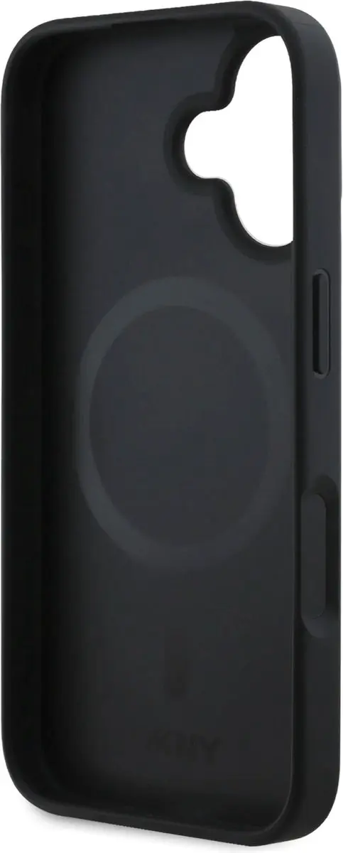 DKNY Backcover iPhone 16 Plus - MagSafe 3666339333836 - Zwart