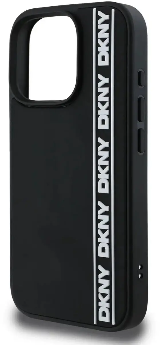 DKNY Backcover iPhone 16 Pro 3666339335328 - Zwart