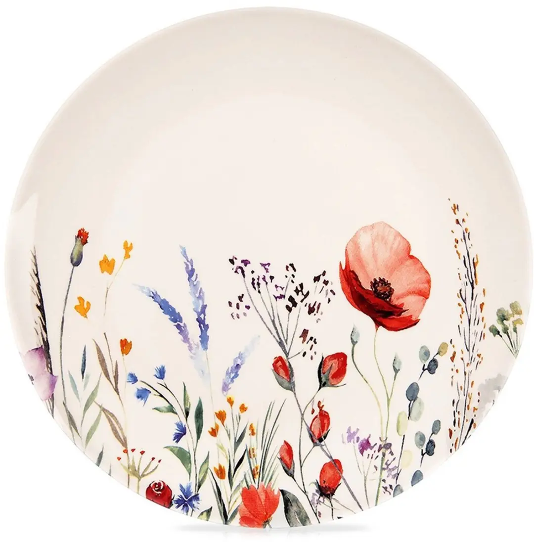 Orion Maki Serie Porseleinen Dinerbord 27cm - Wit/Multicolor