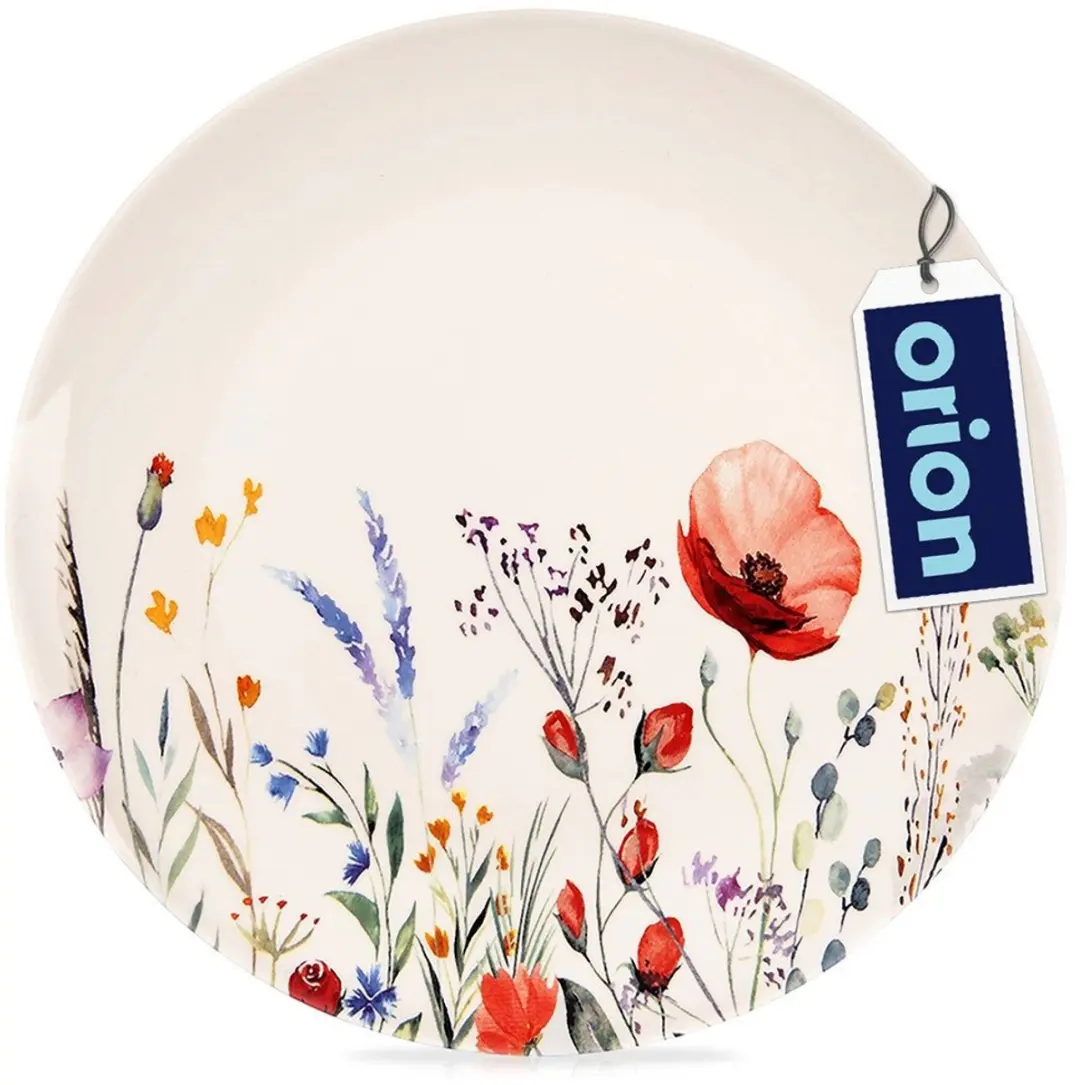Orion Maki Serie Porseleinen Dinerbord 27cm - Wit/Multicolor