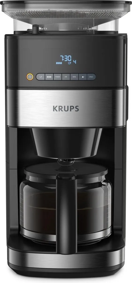 Krups Grind & Brew KM8328 Koffiezetapparaat - 1.25L - Zwart