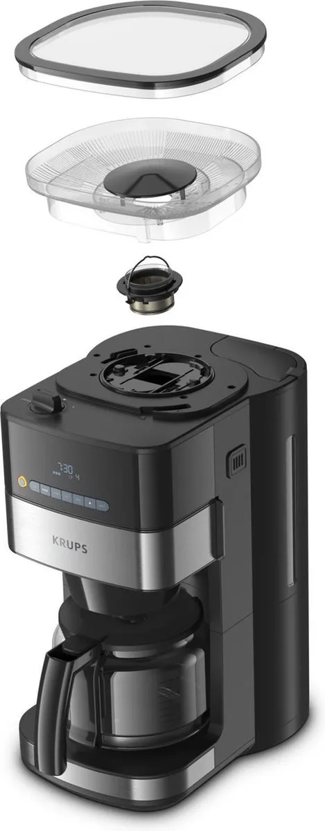 Krups Grind & Brew KM8328 Koffiezetapparaat - 1.25L - Zwart
