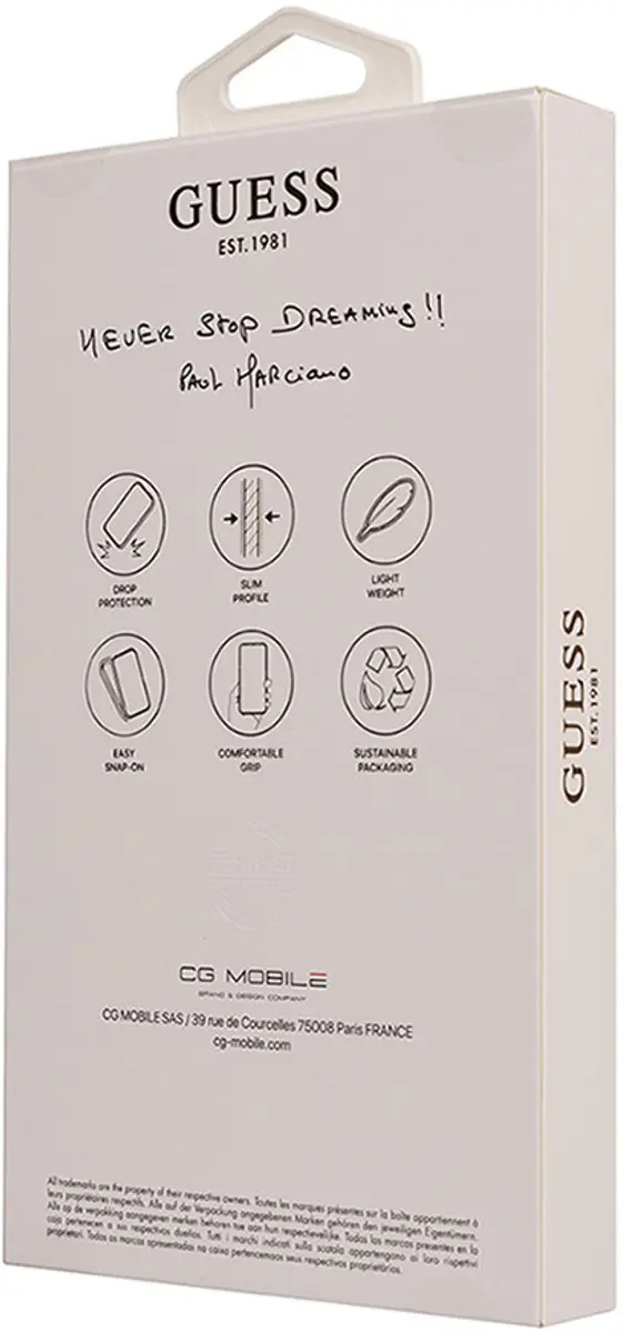 GUESS iPhone 16 Pro Hoesje MagSafe - Roze
