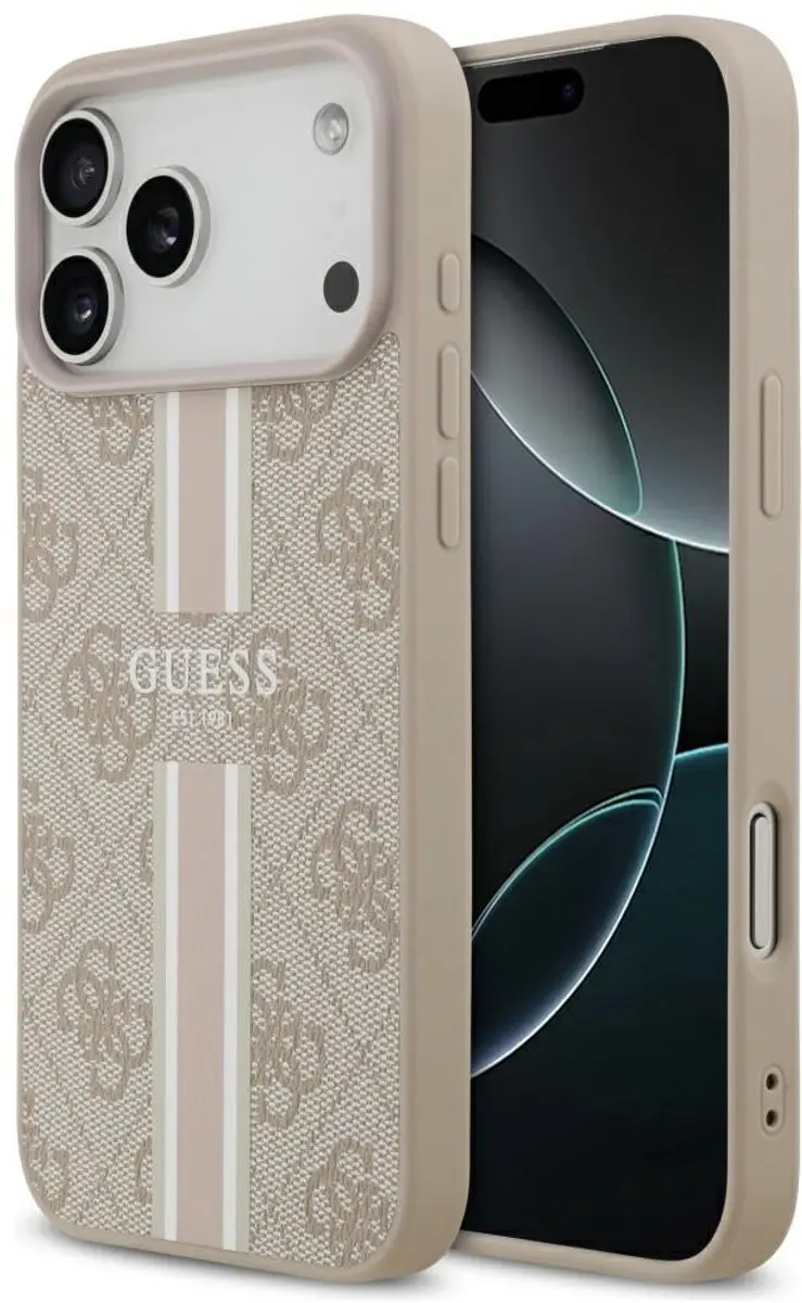 GUESS Case 4G Bedrukte Strepen iPhone 17 Pro Max
