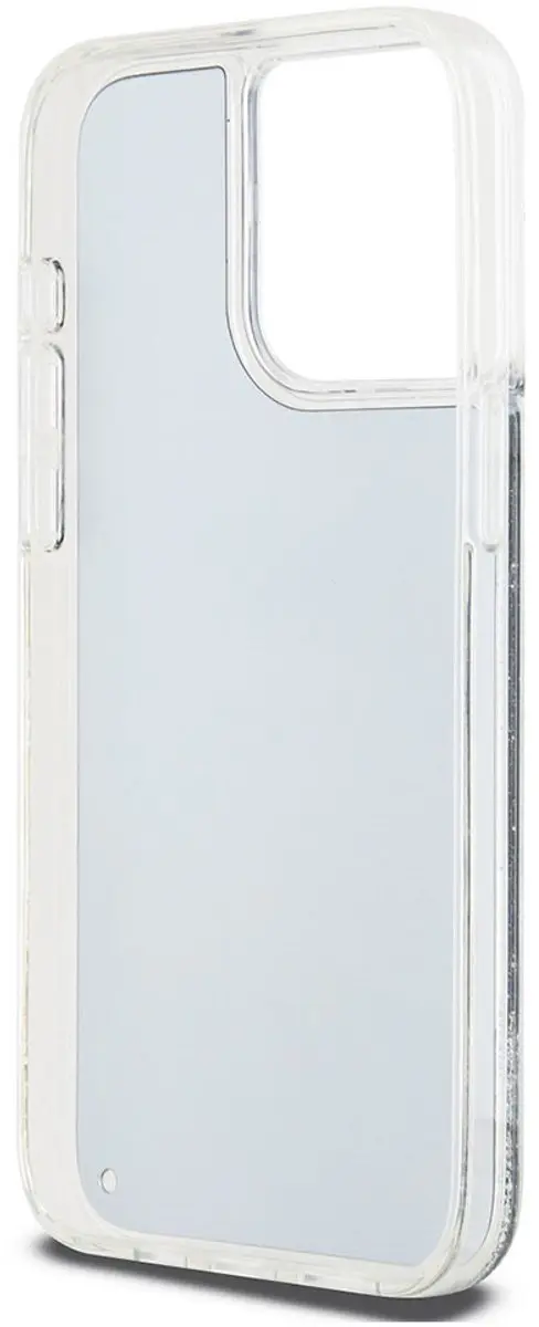 DKNY Liquid Glitter Arch Logo Hoesje - iPhone 13 Pro Max - Zwart/Zilver - afbeelding 6 van 6