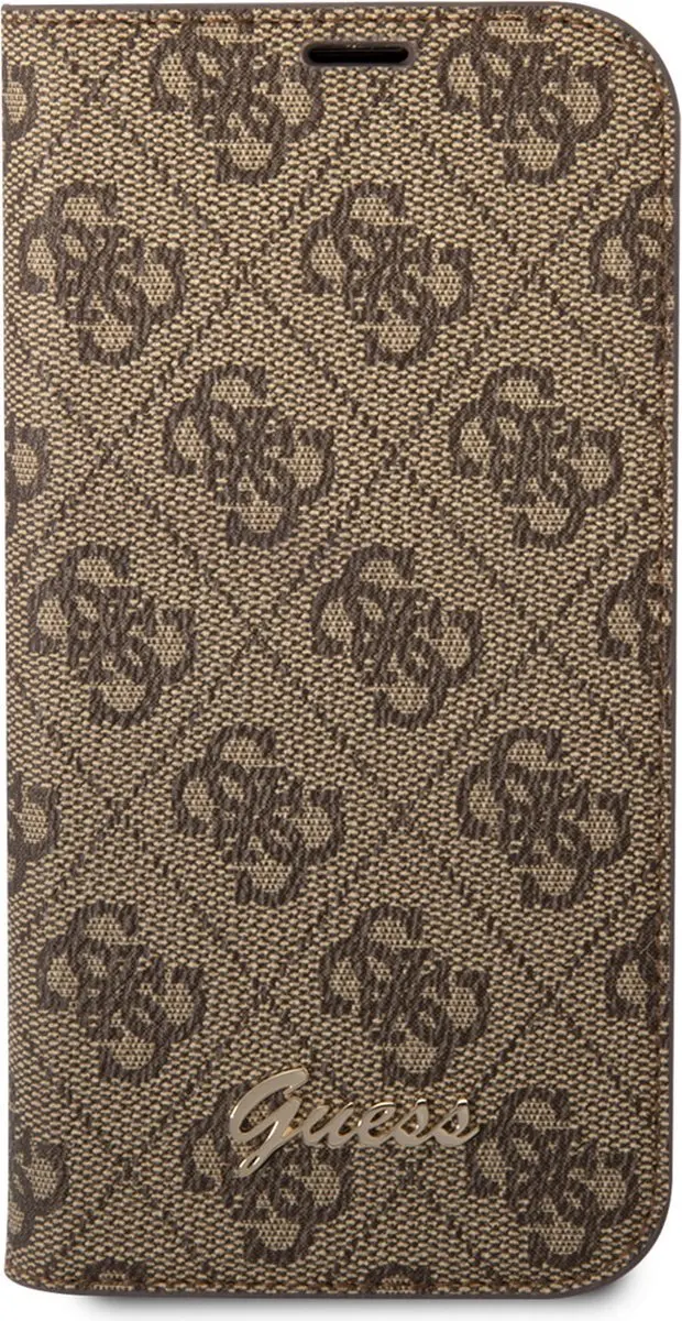 GUESS 4G Book Case iPhone 14 Pro Max - Bruin