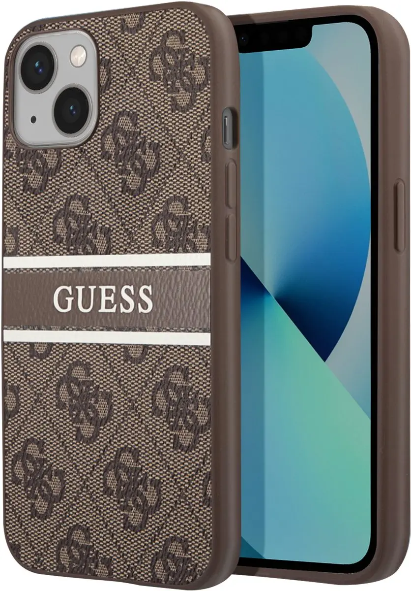 GUESS PU Telefoonhoesje iPhone 13 - Bruin