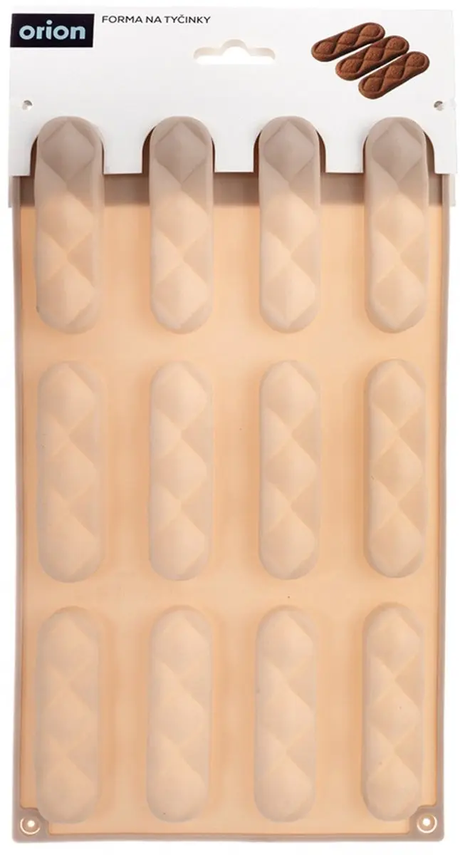 Orion Silicone Koekjes- en Pralinevorm Beige 29,5x17x1,5cm